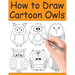 How to Draw Cartoon Owls