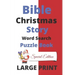 Bible Christmas Story Word Search Puzzle Book Large Print: Word Find Holiday Season Brain Game Activity, Educational Game for Women, Girls, Teens, Chi