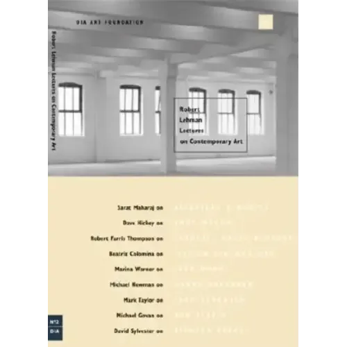 Robert Lehman Lectures on Contemporary Art No. 2