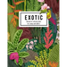 Exotic botanical coloring book for young and adults: Beautiful hand drawn of nature paradise included tropical plants, flowers, and birds: Large adult