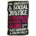 The University and Social Justice: Struggles Across the Globe