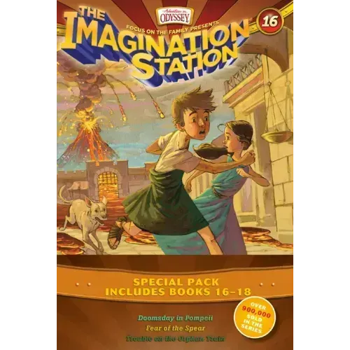 Imagination Station Books 3-Pack: Doomsday in Pompeii / In Fear of the Spear / Trouble on the Orphan Train