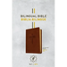 Bilingual Bible / Biblia Bilingüe Nlt/Ntv (Leatherlike, Brown)