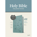 KJV Large Print Thinline Reference Bible, Filament Enabled (Leatherlike, Floral Leaf Teal, Red Letter)