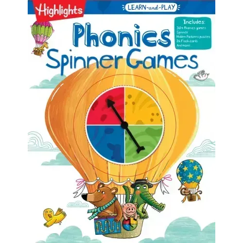 Highlights Learn-And-Play Phonics Spinner Games