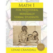 Math 1: For Nonverbal and Minimally Verbal Students: Lesson Plans with Options for Student Responses