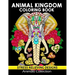 Animal Kingdom Coloring Book: Adorable Animals Adults Coloring Book Stress Relieving Designs Patterns