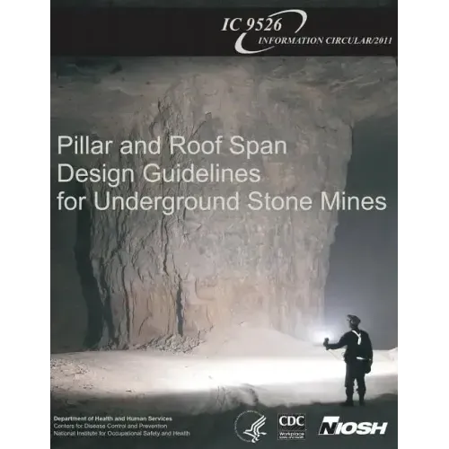 Pillar and Roof Span Design Guidelines for Underground Stone Mines