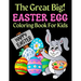 The Great Big Easter Egg Coloring Book For Kids: A Big Collection of Fun and Easy Happy Easter Eggs Coloring Pages for Kids, Toddlers and Preschool!