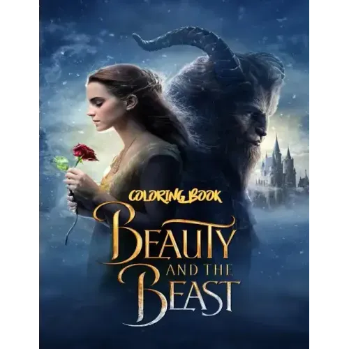 Beauty and the Beast Coloring Book: Coloring Book for Kids and Adults with Fun, Easy, and Relaxing Coloring Pages