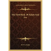 The First Book of Adam and Eve