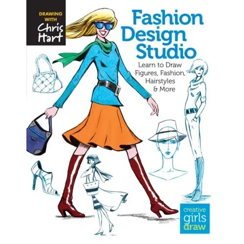 Fashion Design Studio: Learn to Draw Figures, Fashion, Hairstyles & More