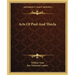 Acts of Paul and Thecla