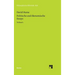 Politische und ökonomische Essays / Politische und ökonomische Essays