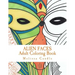 Alien Faces: Adult Coloring Book