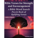 Bible Verses for Strength and Encouragement: A Bible Word Search Puzzle Book of Uplifting Verses