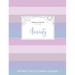 Adult Coloring Journal: Anxiety (Mandala Illustrations, Pastel Stripes)