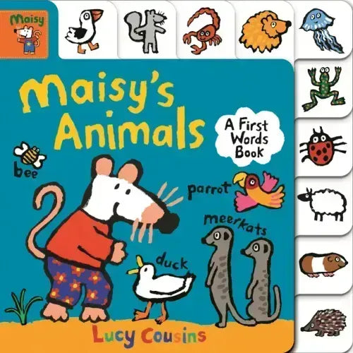 Maisy's Animals: A First Words Book: (A Maisy the Mouse Tabbed Board Book - For Toddlers and Kids Ages 1-3)