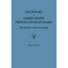 Dictionary of Americanized French-Canadian Names: Onomastics and Genealogy