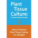 Plant Tissue Culture: A Home-Based Guide: How to Practice Plant Tissue Culture on a Budget