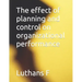 The effect of planning and control on organizational performance
