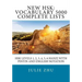 New HSK: Vocabulary 5000 Complete Lists: HSK Levels 1, 2, 3, 4, 5, 6 Hanzi with PinYin and English Notation