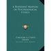 A Buddhist Manual of Psychological Ethics