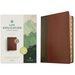 NLT Life Application Study Bible, Third Edition (Red Letter, Leatherlike, Brown/Tan, Indexed)