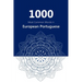 1000 Most Common Words in European Portuguese