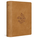 ESV Single Column Journaling Bible, Large Print (Trutone, Nubuck Caramel, Wildflower Design)
