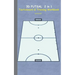 3D Futsal 2 in 1 Tacticboard and Training Book: Tactics/strategies/drills for trainer/coaches, notebook, training, exercise, exercises, drills, practi