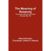 The Meaning of Relativity; Four lectures delivered at Princeton University, May, 1921