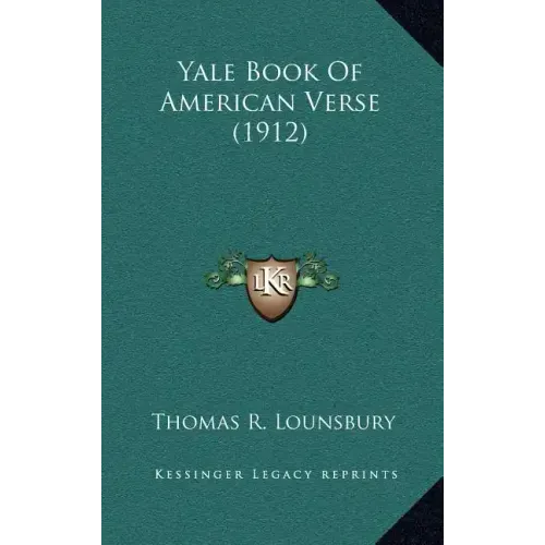Yale Book of American Verse (1912)