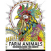 Farm Animal Coloring Books for Adults: Animal Relaxation and Mindfulness (Duck, Horse, Cow, Chicken, rabbit, pig and friend)
