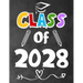 Class of 2028: Funny Back To School notebook, Gift For Girls and Boys,109 College Ruled Line Paper, Cute School Notebook, School Composition Notebooks