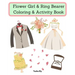 Flower Girl & Ring Bearer Coloring & Activity Book: An appreciation gift for the flower girl/ring bearer