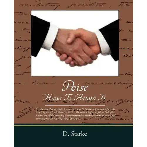 Poise How to Attain It