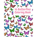 16 Butterflies Coloring Book: Cute Butterflys Coloring Book For Kids With One Picture On Page, Attractive And Original Paperback