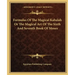 Formulas of the Magical Kabalah or the Magical Art of the Sixth and Seventh Book of Moses