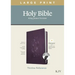 KJV Large Print Thinline Reference Bible, Filament Enabled Edition (Red Letter, Leatherlike, Floral/Purple, Indexed)