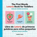The First Words Lotería Book for Toddlers English-Spanish Bilingual: Libro de Lotería de Primeras Palabras Para Niños Pequeños Bilingüe Inglés-Español
