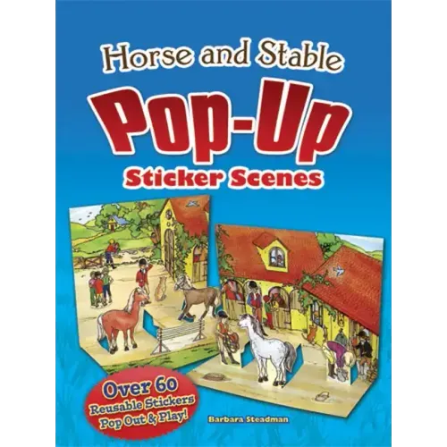 Horse and Stable Pop-Up Sticker Scenes