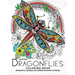 Fantasy Dragonflies Coloring book for Adult: Nice Design of Flower, Floral and Dragonfly in the spring garden