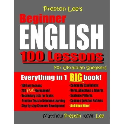 Preston Lee's Beginner English 100 Lessons For Ukrainian Speakers