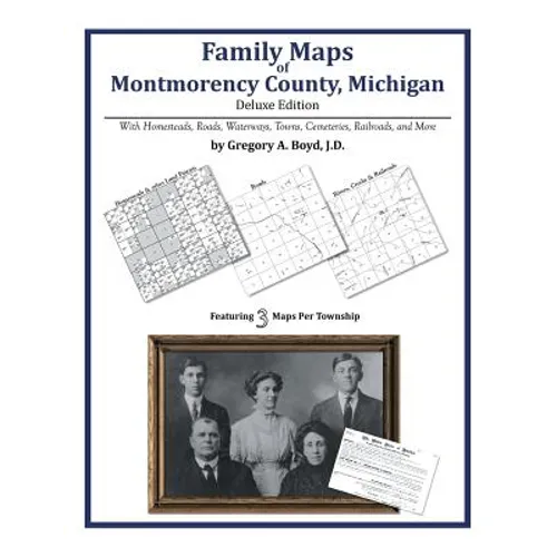 Family Maps of Montmorency County, Michigan