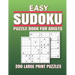 Easy Sudoku Puzzle Book for Adults: 200 Easy Sudoku Puzzles And Solutions - Sudoku puzzle book for adults . sudoku book adult large print.