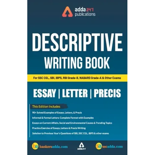 Descriptive Writing Book for SSC and Bank Exams (English Printed Edition)