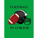 Football Playbook: 100 Page Football Coach Notebook with Field Diagrams to Creating Drills, Draw Up Plays, and Scouting!