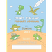 Dino Draw: Primary Journal K-2 Half Page Ruled with Dotted Middle Line and Picture Space - Grades K-2 - Cute Dino Draw Blue Paper