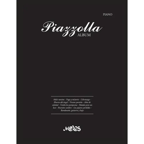 Piazzolla Album: partitutas para piano